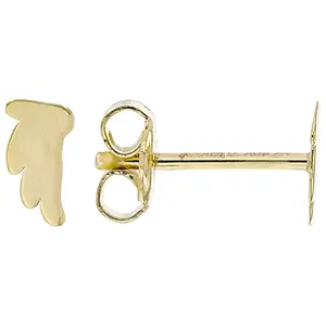 JTV 10k Yellow Gold Angel Wing Stud Earrings