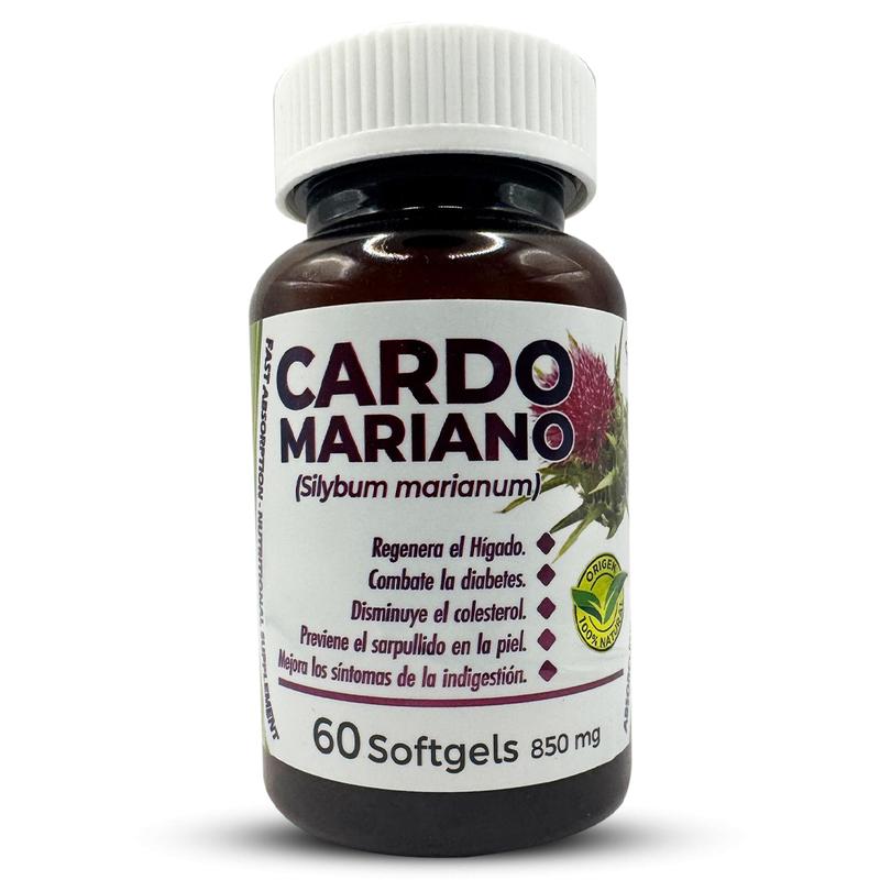 Frutos de la Naturaleza - Milk Thisle - Cardo Mariano 60 SoftGels