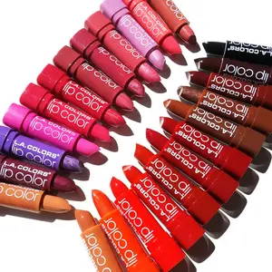 L.A. Colors Moisture Rich Lip Color Lipstick - Glossy Contour Tip with Aloe Vera & Vitamin E for Hydrated Lips