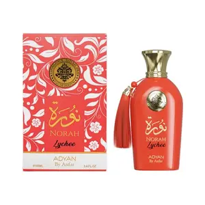 Adyan Norah Lychee Eau De Parfum For Women 100Ml 3.4Oz - Original Fragrance From Dubai with notes of Lychee Black Currant, Red Apple