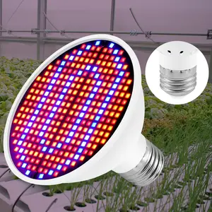 20W E27/E26 Growing LED Full Spectrum Green Plant Grow Light Bulb AC85-265V Sunlight Red Blue UV/IR Indoor Greenhouse Tent Hydroponic Seedling Cultivation Lighting 15W Flowers Veg Growth Box Planting Lamp 10W Succulent Cactus Fruits Potting Moss Fill Lamp