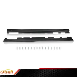 Fits 16-23 Chevy Camaro RS SS 6th Side Skirts Extension Rocker Panels ZL1 Style