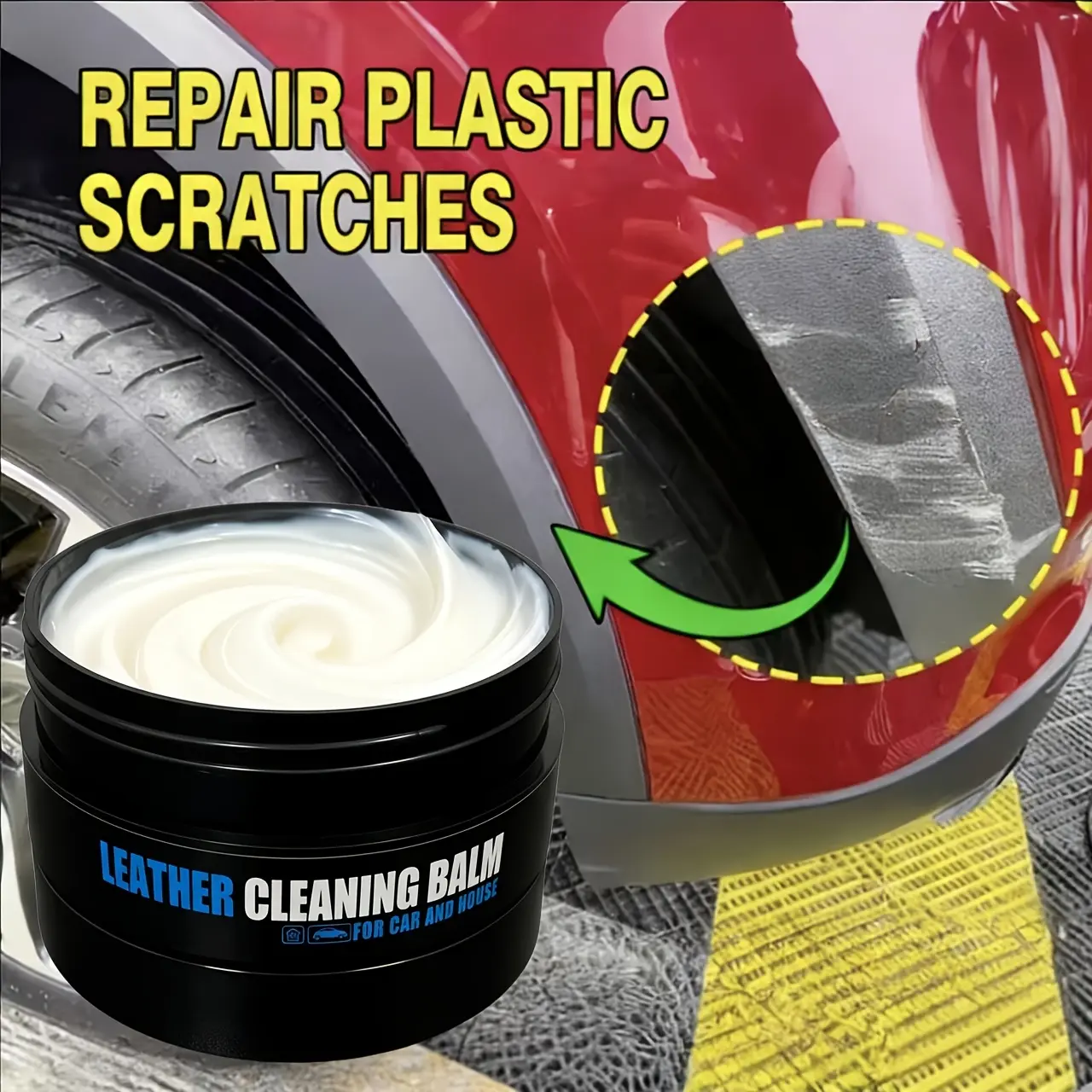 Car Leather Care Kit for Dashboard Polishing, Seat Refinishing & Leather Repair, Auto Interior Maintenance, Long-Lasting Shine, Gentle on Leather