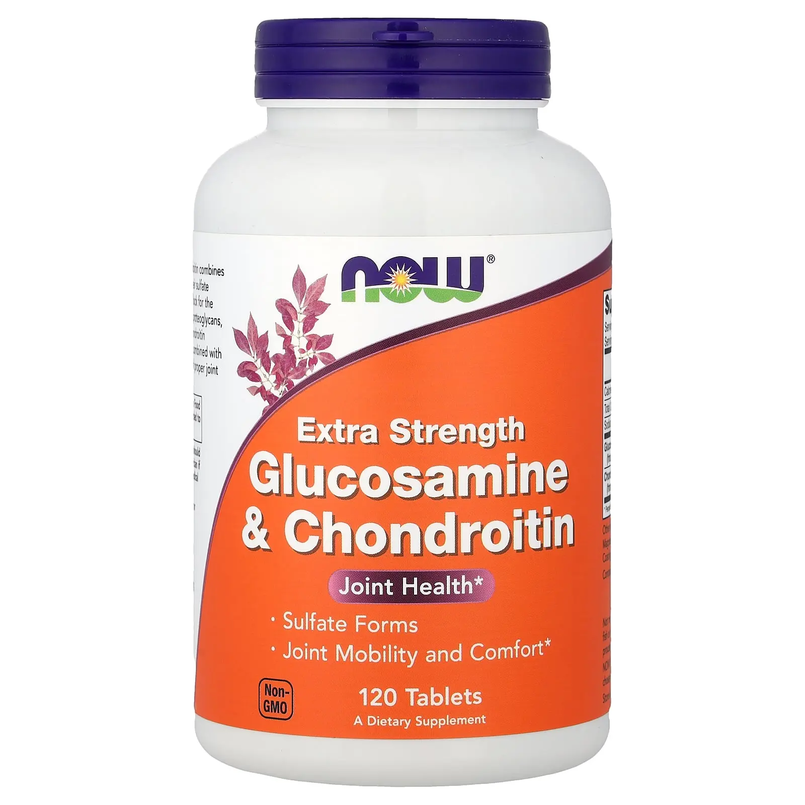 NOW Foods Glucosamine & Chondroitin, 120 Tablets | HSA/FSA Eligible