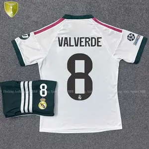 Real Madrid Player Jersey and Shorts Set 2025/2026, Premium Mesh Football Kit