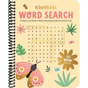 KindKids Word Search: A Super-Cute Book of Brain-Boosting Puzzles for Kids 6 & Up