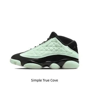 Mint Green Black Retro High Top Sneakers 90s Vintage Cushioned Basketball Trainers Unisex Streetwear Shoes