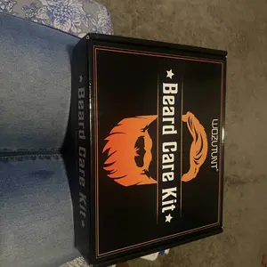 Beard Kit for Men Grooming & Care W/Beard Wash,3 Packs Beard Oil Beard Balm Leave-in Conditioner Premium valentine's day gifts for him