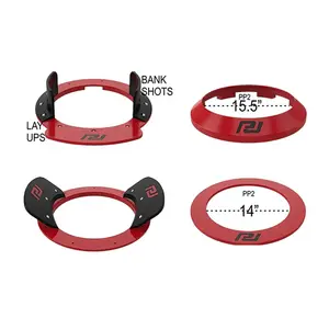 Full System Package (all 4 products) Save up to 25% -Heavy-Duty Attachable High-Impact Rubber Basketball Training Aid help to improve lay-ups, jump shots, and 3-pointers.