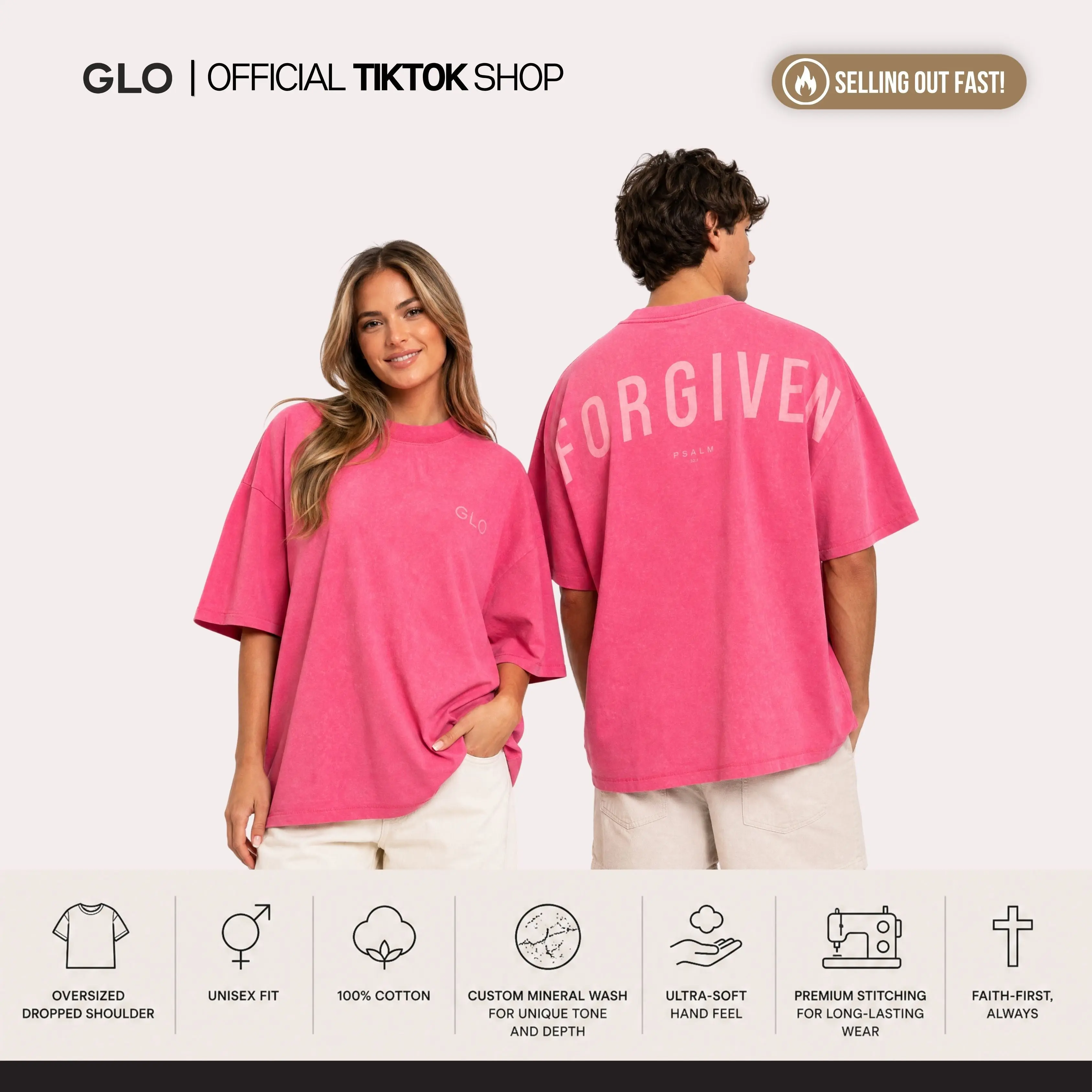 GLO Kingdom Essential Mineral Wash Tee GLO Kingdom Essential Mineral Wash Tee