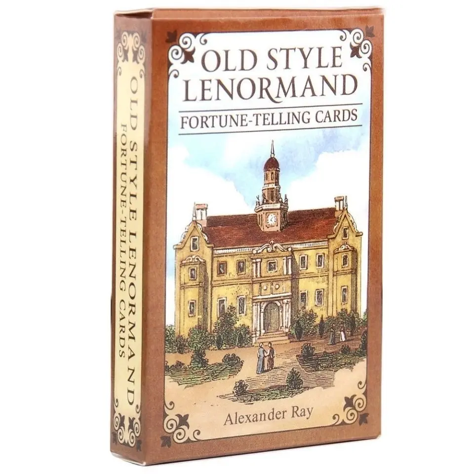 Old Style Lenormand Fortune-Telling Cards English Version A 38 Oracle deck Divination Fate Borad Games Playing cards