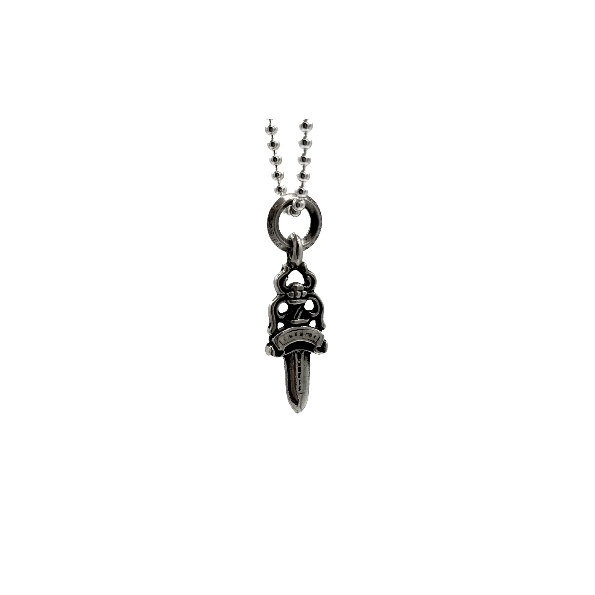 Dagger #5 with Ball Chain "Silver" CHRM0411