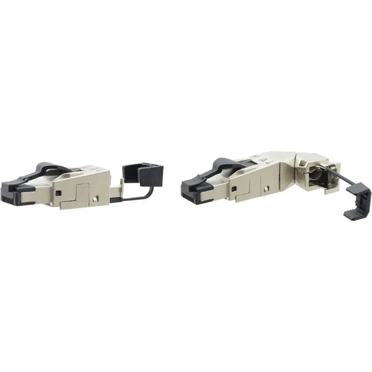 Kramer Electronics CON-FIELD Field Assembly 180 Degree Shielded CAT6A RJ-45 Connector for CAT Cable, Single