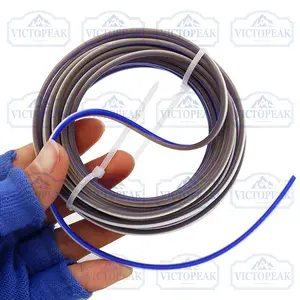 Gasoline Brushcutters Accessories Cylindrical Cutting Rope 3.0mm Trimmer Line for Brush Cutter Head 3.0mm X 5m Nylon Lawn Mower Line, Durable Round Trimming String, Replacement Grass Cutting Cord, Blue Colors, 1 Roll