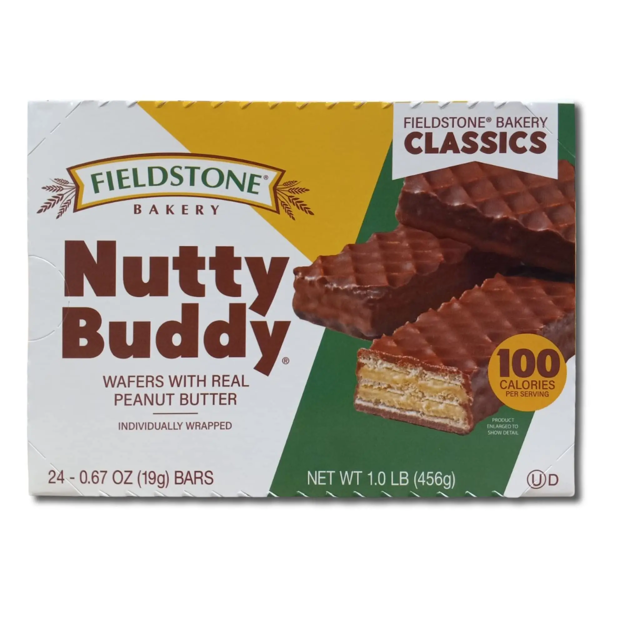Fieldstone Bakery Chocolate Covered Wafers & Peanut Butter | 24 Count Box | 2 Packs Fieldstone Bakery Chocolate Covered Wafers & Peanut Butter | 24 Count Box | 2 Packs