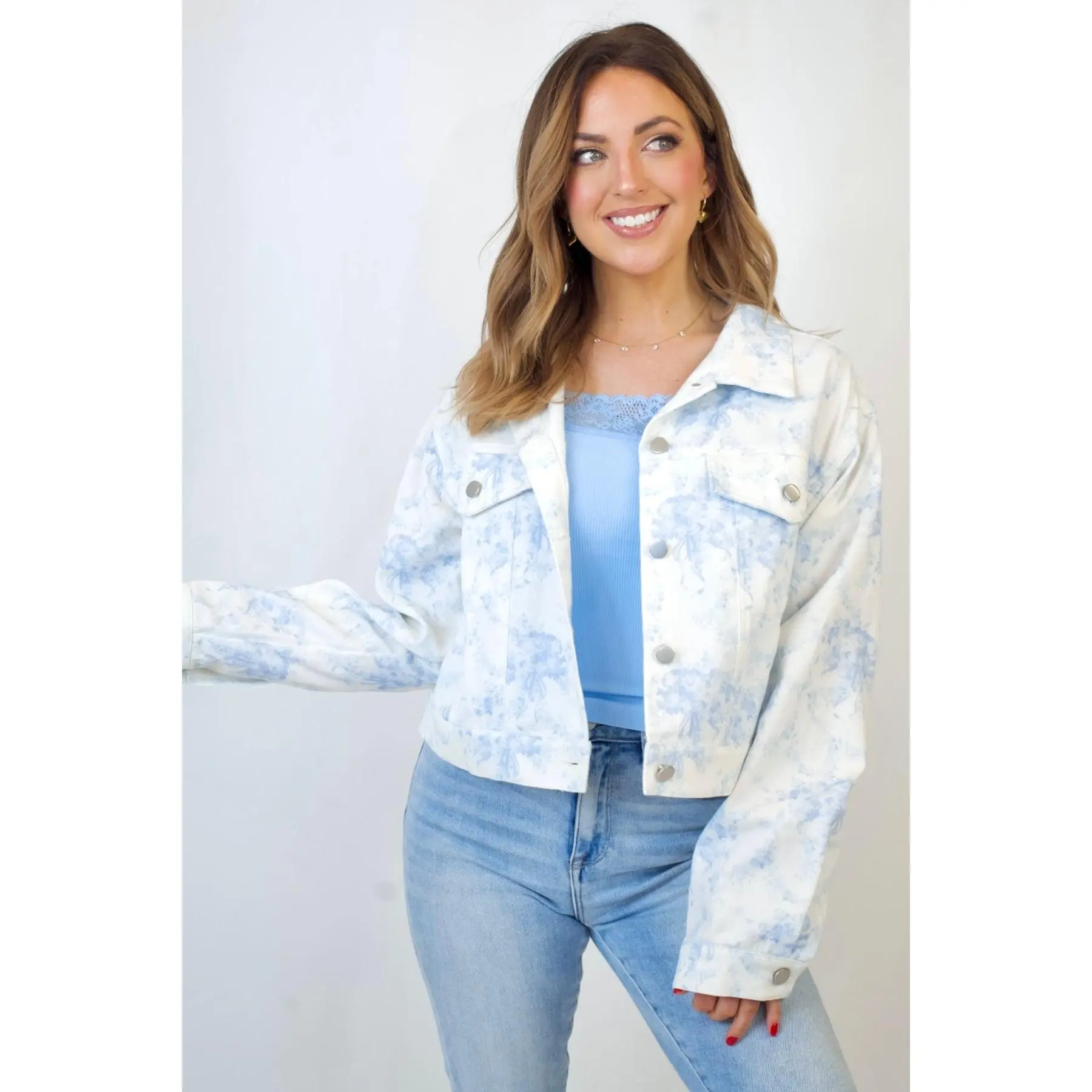 Nora Washed Toile Denim Jacket
