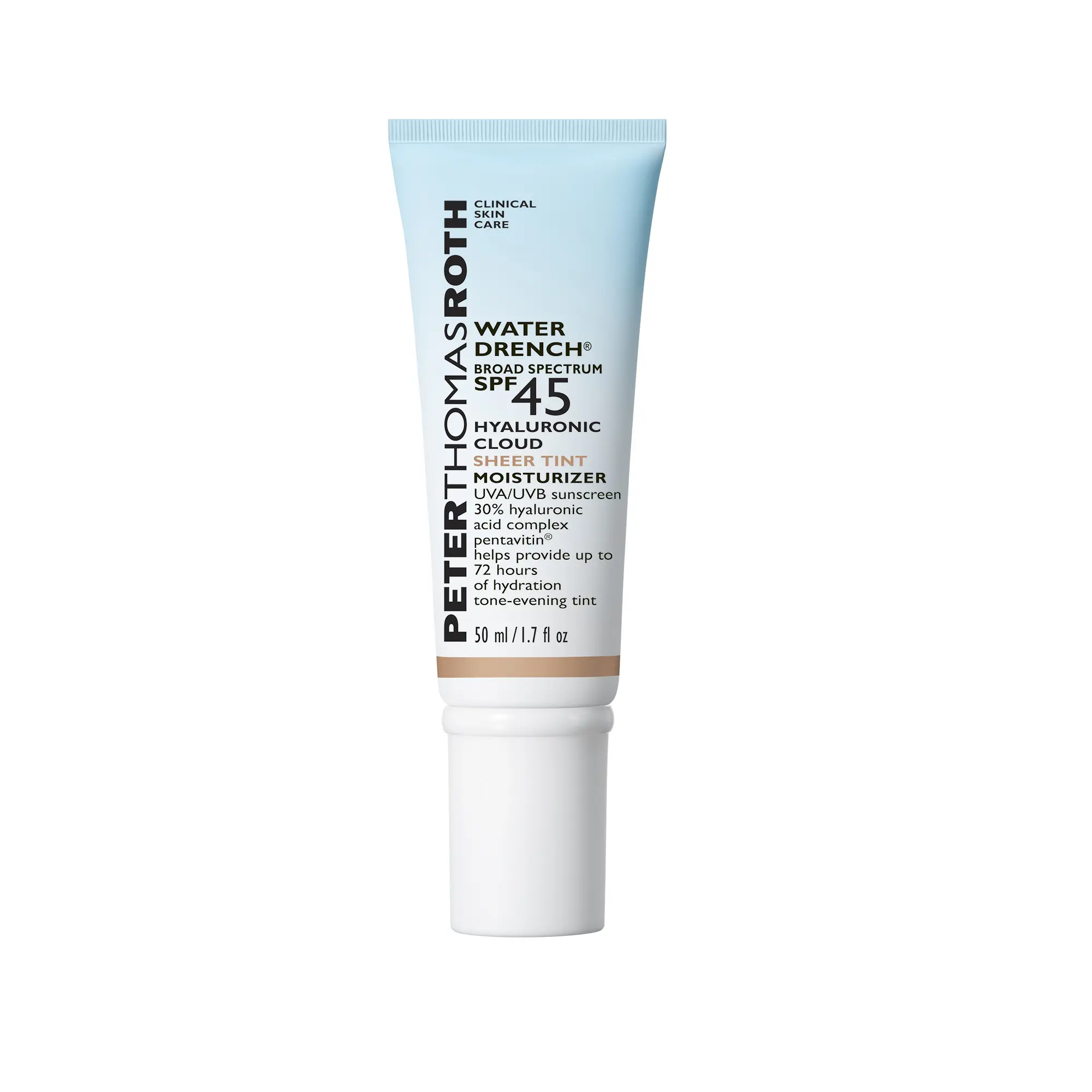 Peter Thomas Roth Water Drench Broad Spectrum SPF 45 Hyaluronic Cloud Sheer Tint Moisturizer Peter Thomas Roth Water Drench Broad Spectrum SPF 45 Hyaluronic Cloud Sheer Tint Moisturizer