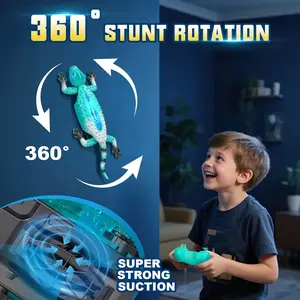 Remote-controlled chameleon，Rechargeable Rc Robot Toys with LED Eyes,  Fun Kids Toys Remote Control Toy,  Climbs Walls & 360°Rotation, Birthday Gifts for Boys Girls, Animal Toy, Fun Indoor Toy,  Party Toy, Cool Gifts, Family Fun，Christmas gifts