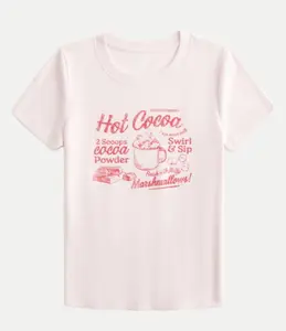 Hot Cocoa Graphic Baby Tee