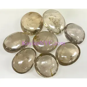 Wholesale 2 Lb Lot Natural Smoky Quartz Palm Stones Crystal Natural Energy