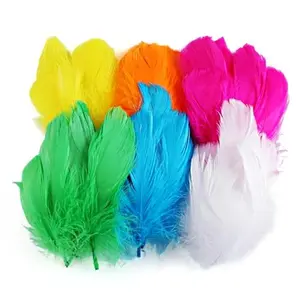 400P Colored Goose Feathers for Crafting, DIY Feathers for Dreamcatchers, Wedding Decorations, Carnival Costumes, Baby Shower, Home Party Decorations, Natural Craft Feathers, Multi-Color Feather Supplies, Jewelry Making, Kindergarten Art Projects