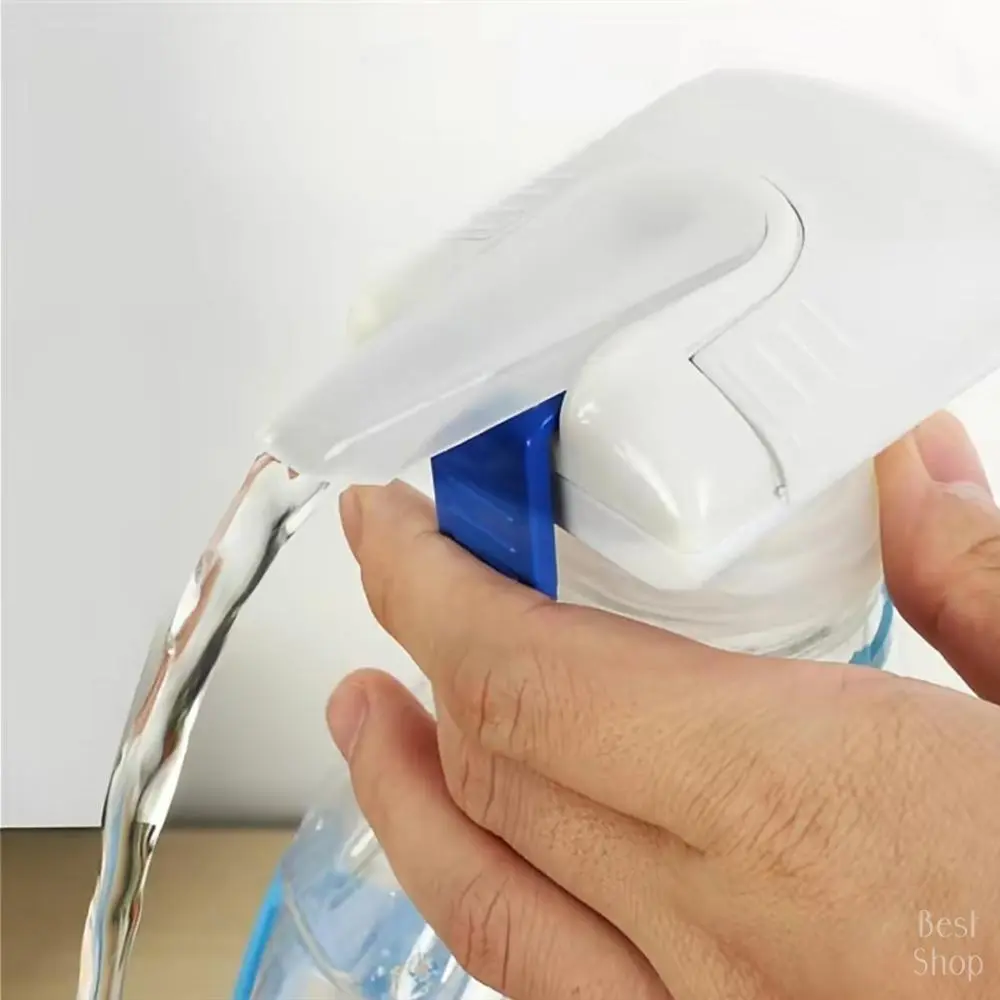 No Spill Milk Dispenser for Fridge Automatic Drink Dispenser Pump White Fits Most Gallon Jugs Water Juice Battery Not Included