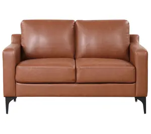 Lifestyle Solutions Farrington Loveseat in Brown