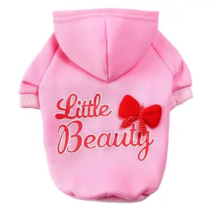 X Small Pink Bling Dog Hoodies