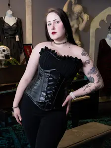 Beatrix Faux Leather Fullbust Corset