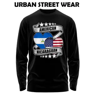 American Nicaraguan Long Sleeve T-shirt