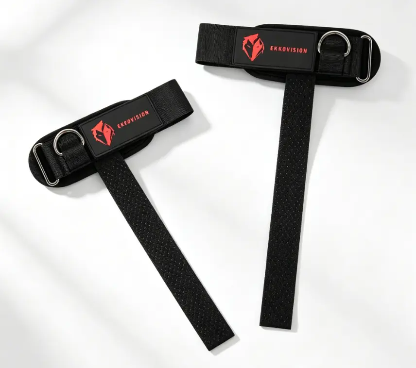 Heavy Load Deadlift Lifting Straps, Soft Padded Wrist Support for Powerlifting & Gym Workouts