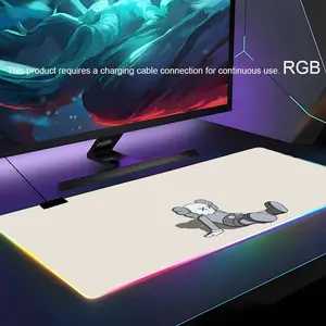 Kaws Mouse Pad RGB Gaming Mouse Pad Desk Mat HD Gamer Large LED Light XXL MousePads