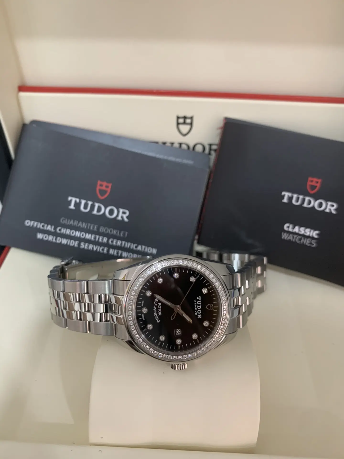 Tudor automatic mechanical wristwatch, case diameter 31 mm (Watch)