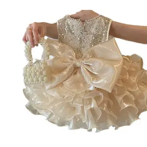 New Summer Children's Princess Dress Heavy Craft Dress Girl Baby Formal Dress