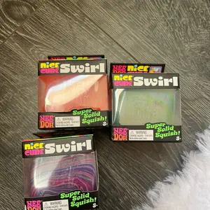 Needoh Nice Cube Swirl Sensory Fidget Toy for Stress Relief and Focus Enhancement