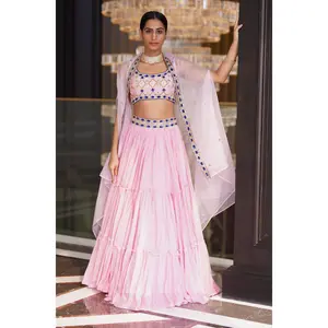 Reana pink lehenga set