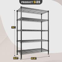 5 Tier&1000LBS-31.5"W*15.7"D*71"H