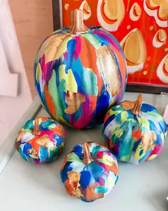 Painted pumpkin