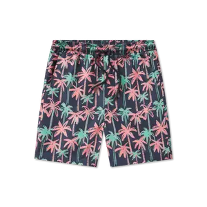 Youth Harbor Swim Trunk - Neon Palms