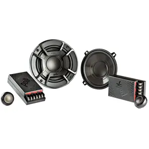 Polk Audio DB5252 DB+ Series Component Speaker System for Car & Marine - 5 1/4" Car Speakers, 2-Way, 4-Ohm Impedance, 50-23kHz Frequency Response, Polypropylene Woofer Cone, Separate Silk Dome Tweeter