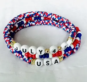Heishi July 4th Bracelet