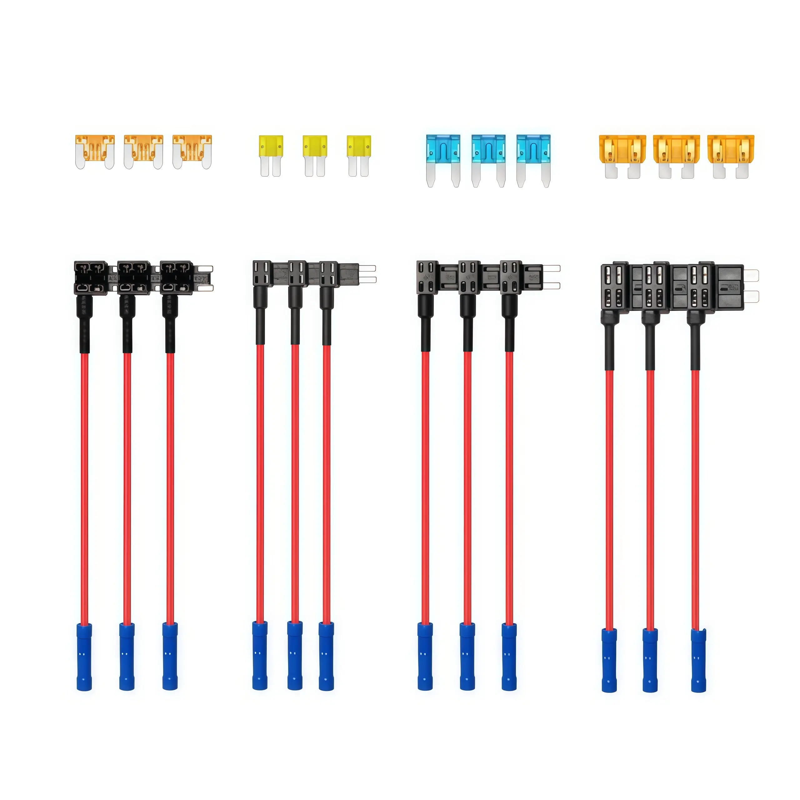 12-Pack 12V Car Add-a-Circuit Fuse Tap Kit - 4 Types (Standard, Mini, Micro2, Low Profile) ATO, ATC, ATM, APM Holders for Cars, Trucks, Boats | Truck Stuff Automotive #SummerVibes, Car Accessories Car Emergency Booster Car Power Inverter fathersda-mm1, Su