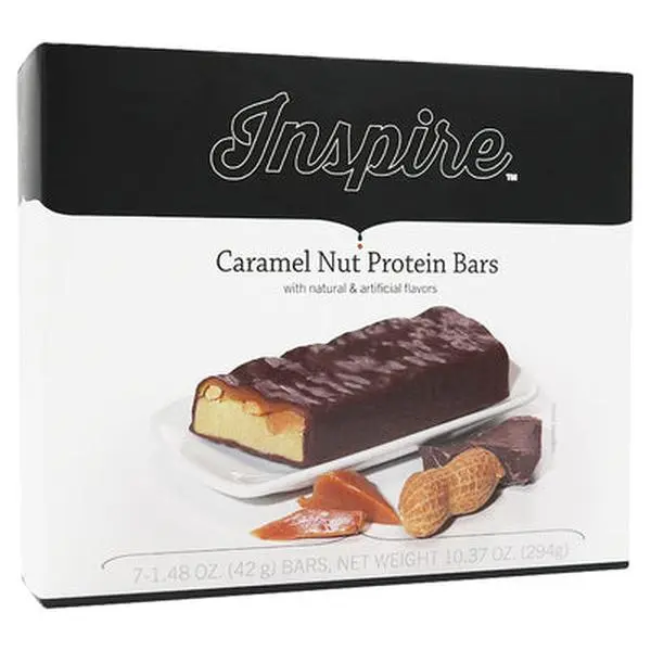 Inspire Caramel Nut Protein Bars