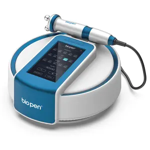 4-in-1 RF EMS Facial Lifting Device with 360° Rotating Massage & Blue Light Therapy for Skin Tightening and Anti-Aging