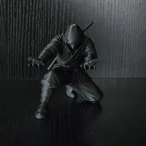 Knight Ninja Pen Holder, Cool Desktop Decoration, Unique Creative Desk Organizer, Stationery Storage, Trendy Office Accessory