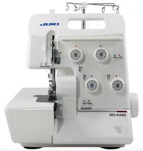 JUKI MO-644D Sewing Machine with 2-3-4 Thread Options for Narrow Seams on Stretch & Woven Fabrics Versatile with Differential Feed System & LED Lights