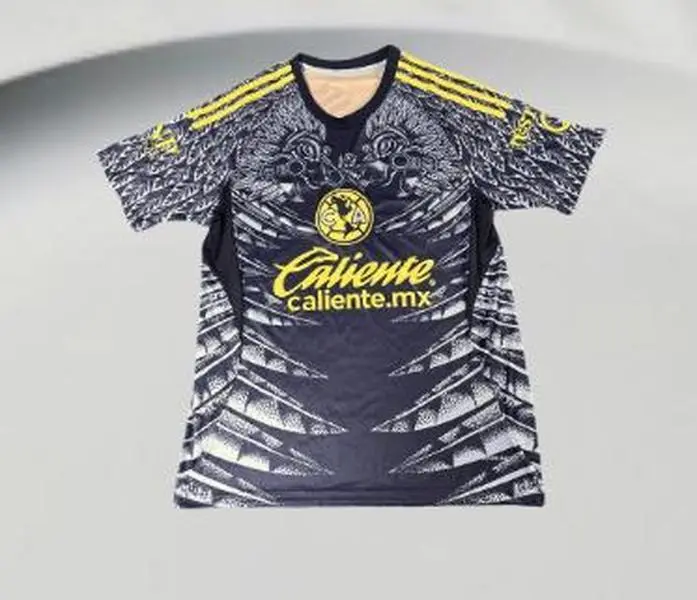2025-26 Club America Away Short Sleeve Breathable Quick Dry Soccer Jersey