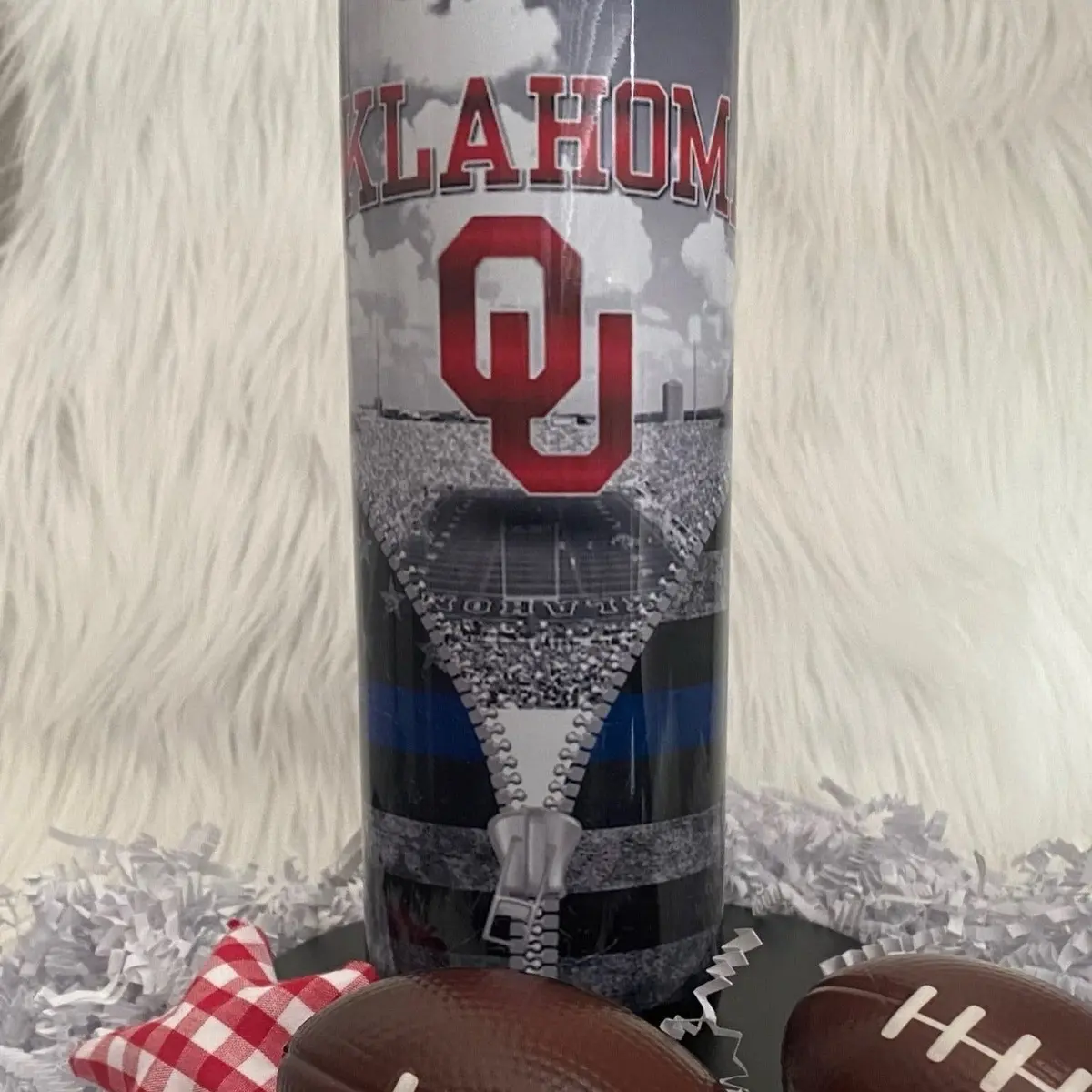 University of Oklahoma OU Football Tumbler