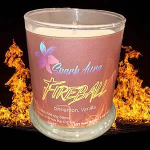 Fireball scented candle 9oz