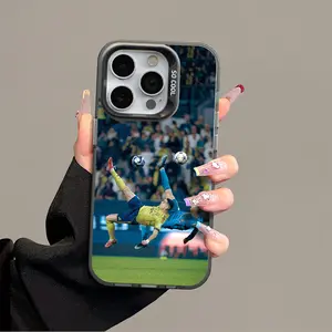 Ronaldo IPhone 16 Promax Phone Case Anti Drop Protective Case Suitable For iphone 17 15 14 13 SAMSUNG S25 24 23 22 ULTRA Acrylic Football Phone Case